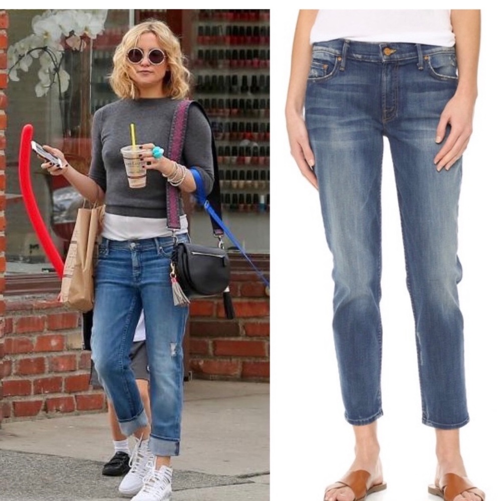 MOTHER Jeans The Dropout in Tequila Truth size 27